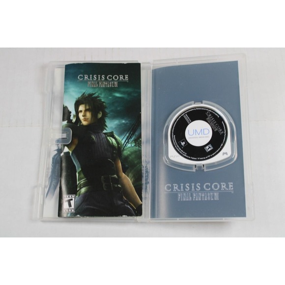 Crisis Core: Final Fantasy VII 7 Metallic Silver Cover Ltd. Edition Sony PSP - Picture 3 of 6